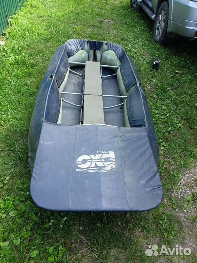 Лодка каркасная надувная ока