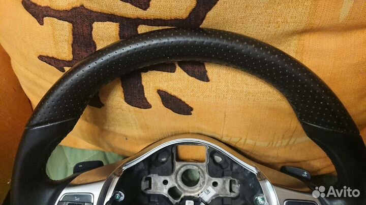 Мультируль vw r-line с подрулевыми лепестками