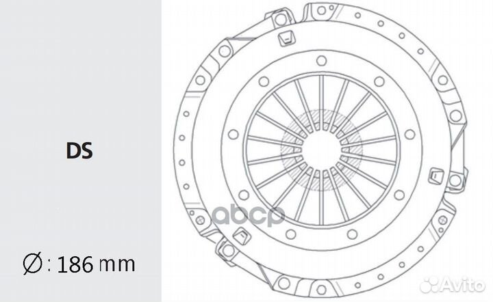 Нажимной диск сцепления NSC-13 Valeo