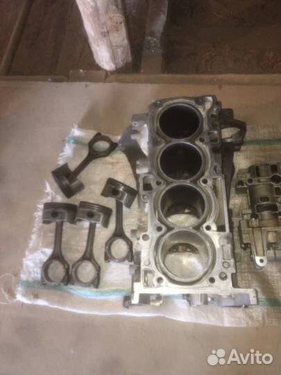 Блок цилиндров на двигатель 4В12