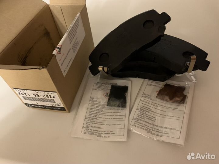 Передние колодки Mazda CX-5, оригинал