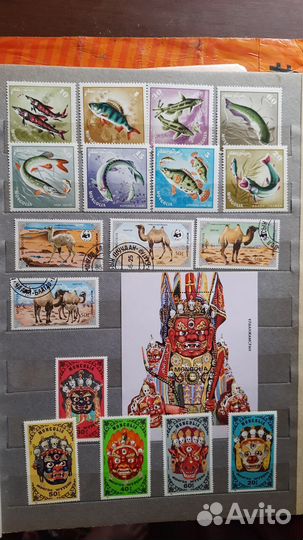 Почтовые марки СССР, Монголия и другие