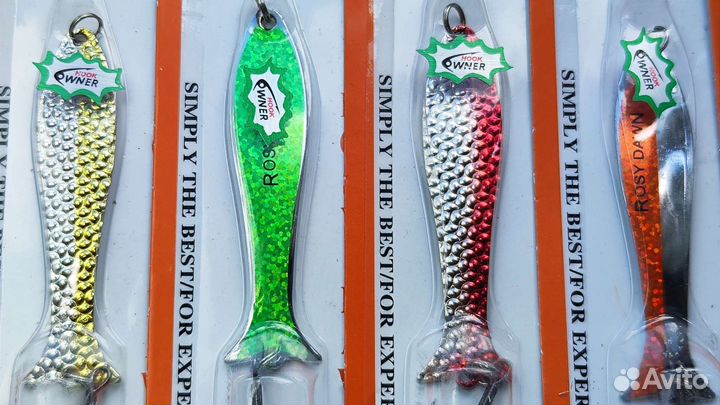 Блесна Mooselook Wobbler(реплика), 78мм, 4шт