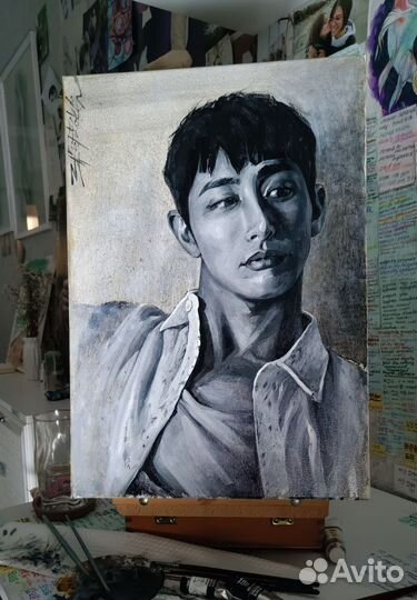 Портрет масло Ли Сухёк