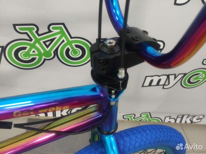 Бмх на промах ось 14 мм руль крутится на 360 новый