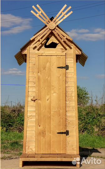 Дачный туалет деревянный TOP230