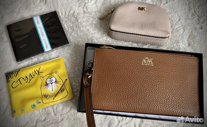 Кошелек Майкл Корс,студенческие,кошелек кожа
