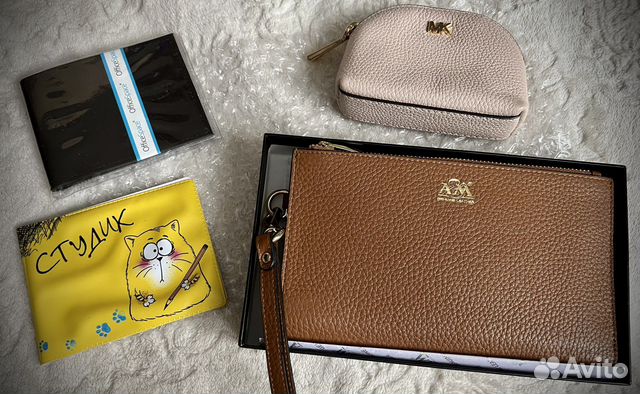 Кошелек Майкл Корс,студенческие,кошелек кожа