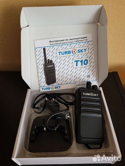 Рации и радиостанции портативные turbo SKY T10