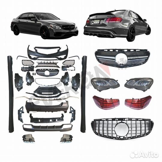 Mercedes benz w212 переделка в рестайлинг обвес