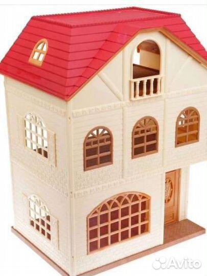 Sylvanian families домик с мебелью