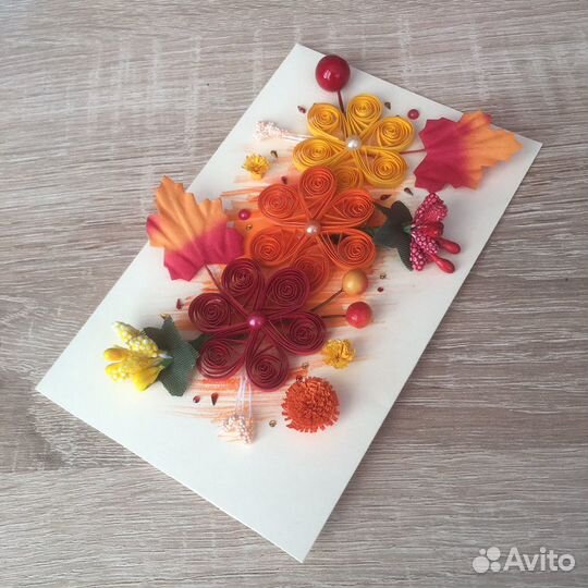 Открытка ручной работы учителю