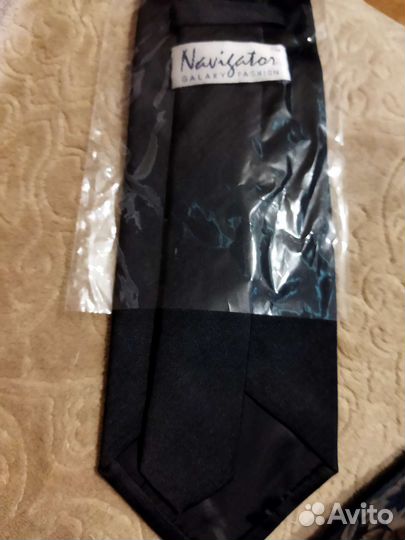 Галстук чёрный, фирмы Navigatop, новый