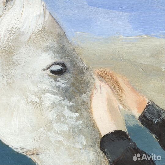 Постер с лошадью, 30х40см