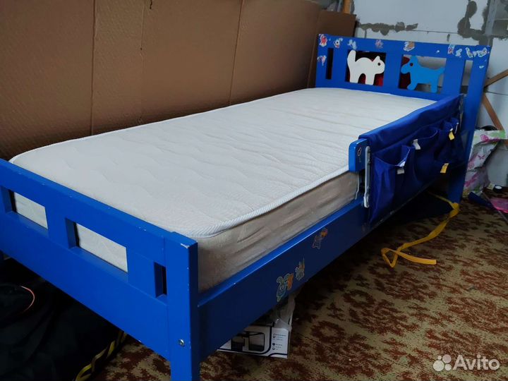 Детская кровать IKEA с матрасом