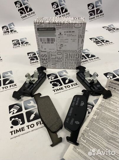 Тормозные колодки Logan, Largus, Duster, Almera