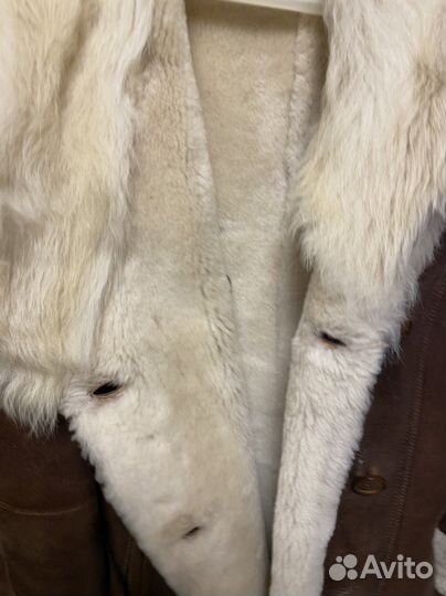 Дубленка натуральная женская короткая 44