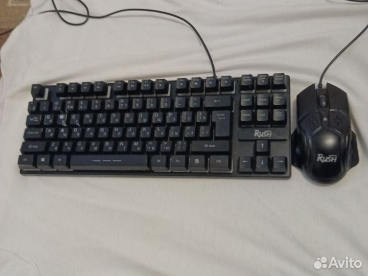 Мембранная клавиатура с подсветкой