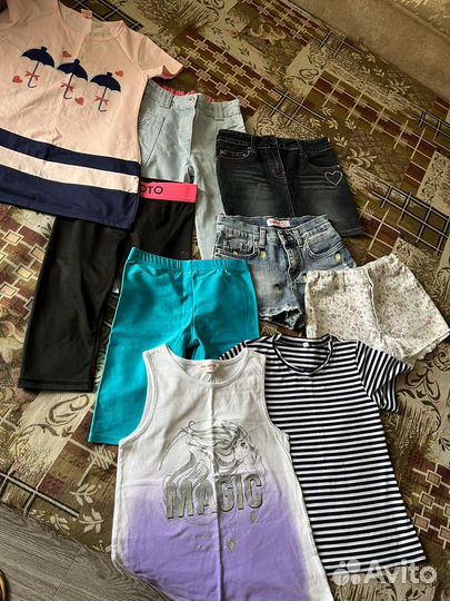 Вещи пакетом для девочки 134