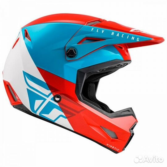 Кроссовый шлем FLY racing kinetic straight edge