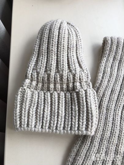 Новая шапка и снуд из итальянской пряжи