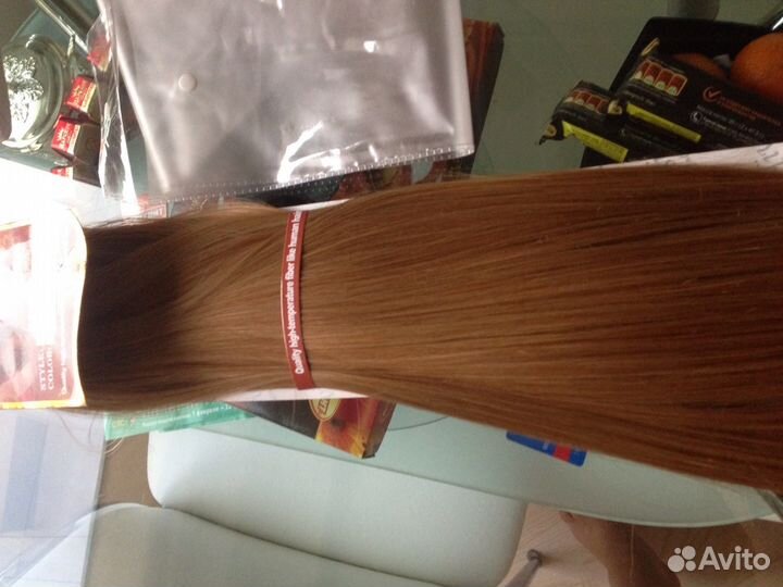 Волосы искусственные на заколках