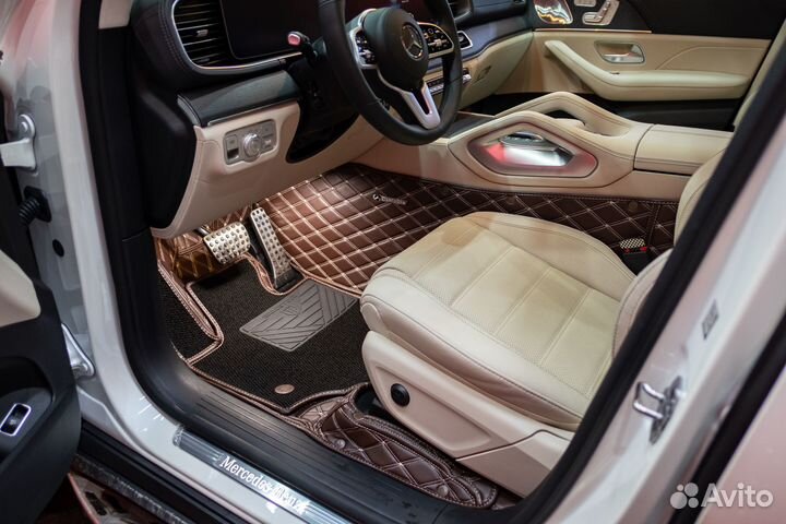 3D коврики из экокожи шьем сами