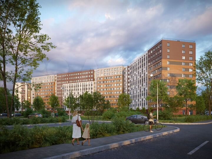 2-к. квартира, 56,1 м², 3/12 эт.