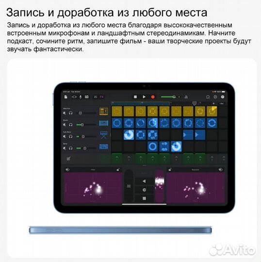 iPad (2022) Wi-Fi 64 (Blue) глобал