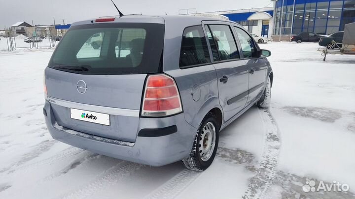 Opel Zafira 1.6 МТ, 2007, 160 000 км