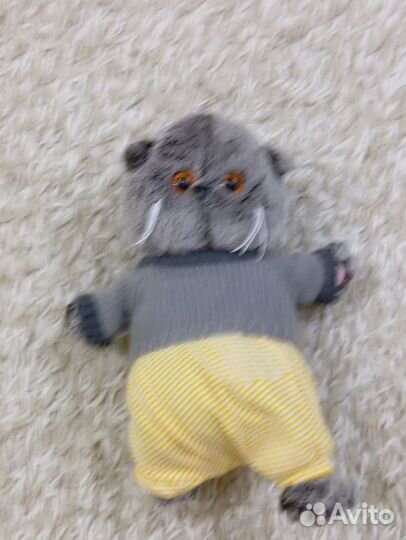 Мягкая игрушка кот басик и Лили 4шт