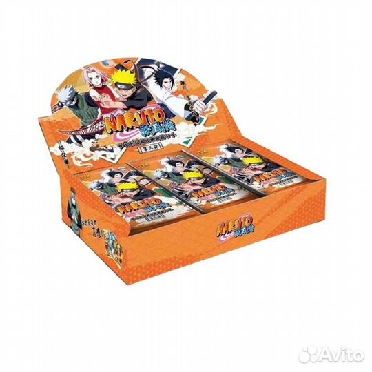 Аниме карточки Наруто 1T 3W Бокс Kayou