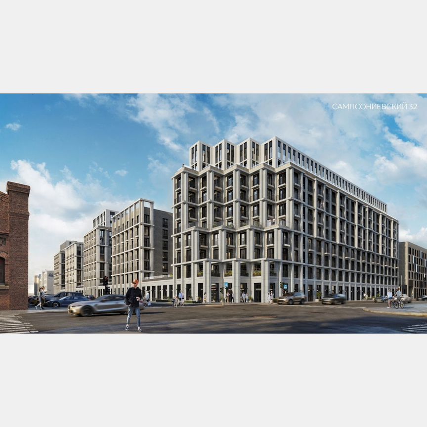 3-к. квартира, 90,7 м², 1/10 эт.
