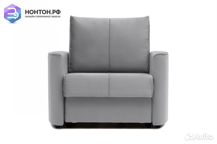 Кресло еврокнижка Колибри серое