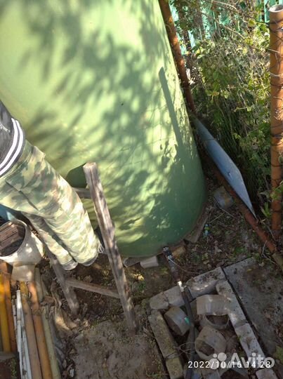 Бочка металлическая для полива