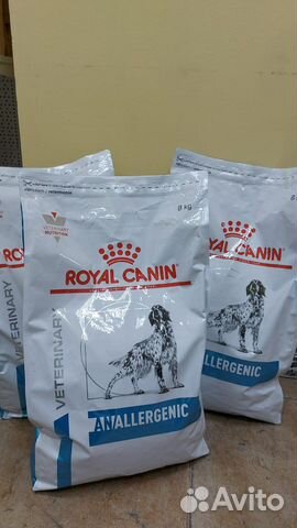 Корм для собак royal canin anallergenic 8 кг