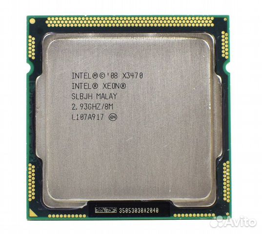 Xeon x3440, X3450, X3460, X3470 процессор 1156 i7