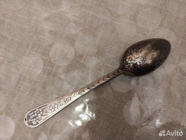 Серебряная чайная ложка СССР