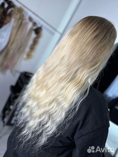 Наращивание волос модель