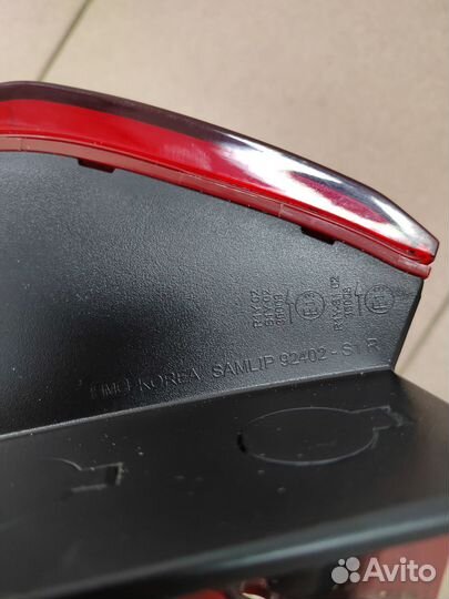 Фонарь наружный правый LED Hyundai Santa Fe 4 TM