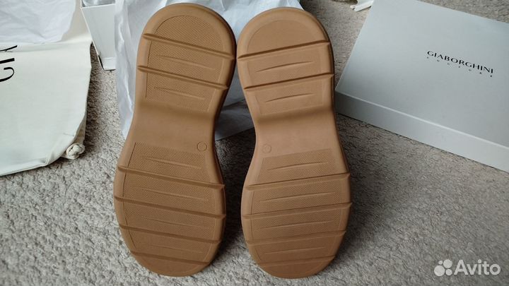 Ботинки кожаные Giaborghini