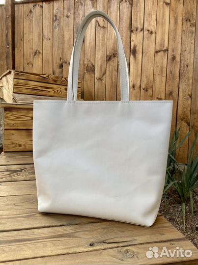 Сумка шоппер из натуральной кожи