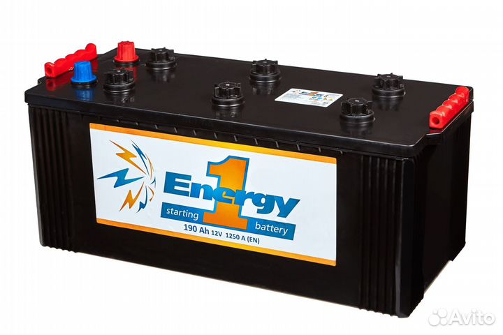 Акб 190 Energy 1 евро полярность конус