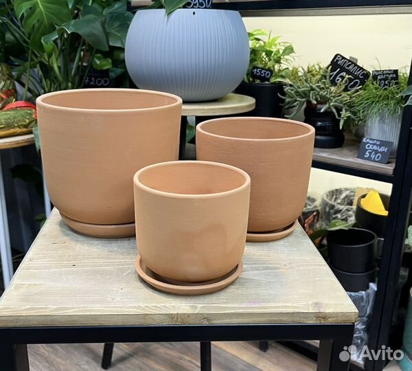 Кашпо терракота