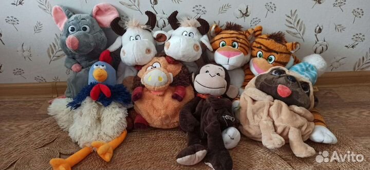 Мягкие игрушки животных