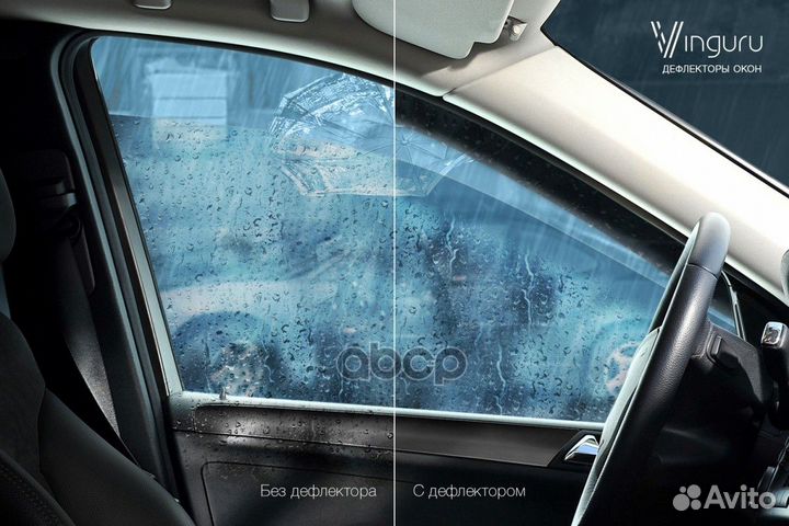 AFV30207 дефлекторы окон к-кт на 4 дв. Vinguru