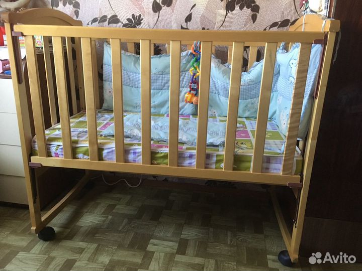 Кровать детская, качество 5+ ортопедический матрас