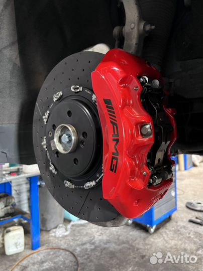 Передние тормозные диски C63S AMG W205