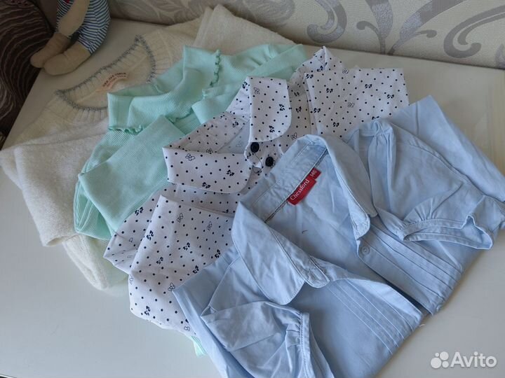 Блузки школьные для девочки, 146-152