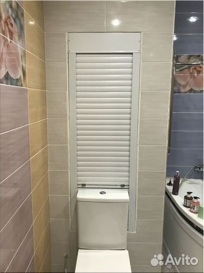 Рольставни для туалета сантехнические